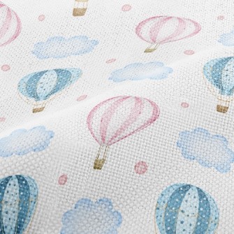 Pink Hot Air Balloon Performance Linen