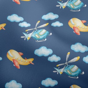 Helicopters And Passenger Plan Dobby