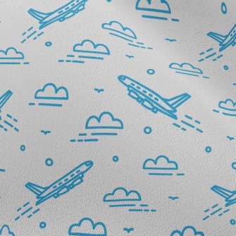 Take To The Sky Plane Chiffon