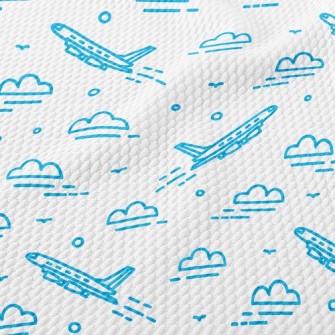 Take To The Sky Plane Birdseye Piqué