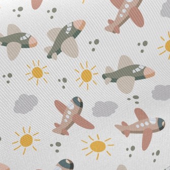 Fair Weather Airplane Twill