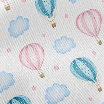 Pink Hot Air Balloon Standard Corduroy