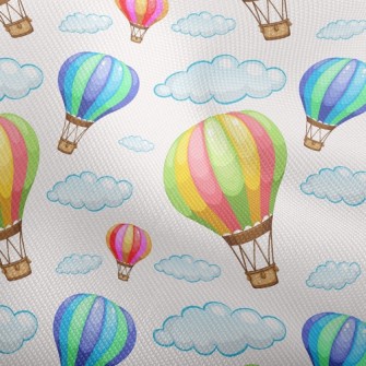 Lively Three-color Hot Air Bal Dobby