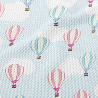 Straight Hot Air Balloon Birdseye Piqué