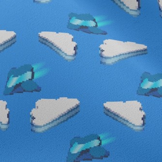 Cloudy Combat Aircraft Chiffon
