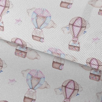 Cute Animals Riding In Hot Air Waterproof Oxford
