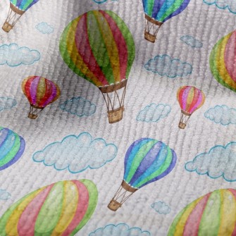 Lively Three-color Hot Air Bal Terry