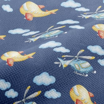 Helicopters And Passenger Plan Performance Linen