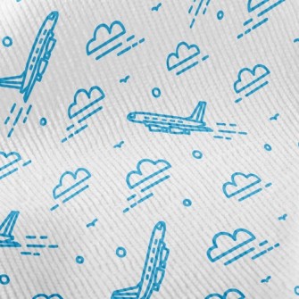 Take To The Sky Plane Standard Corduroy