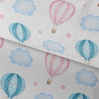 Pink Hot Air Balloon Waterproof Oxford