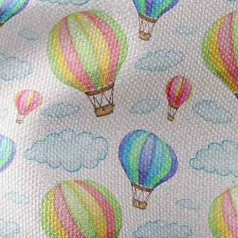 Lively Three-color Hot Air Bal Waterproof Canvas
