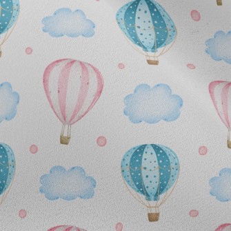 Pink Hot Air Balloon Chiffon