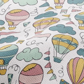 Doodle Patch Hot Air Balloon Performance Linen