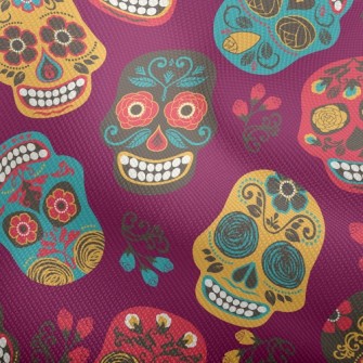 Painted Mexican Skull Dobby