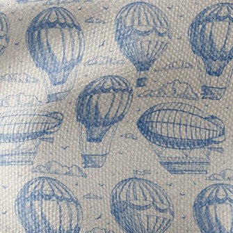 Hot Air Balloon And Flying Boa Waterproof Canvas