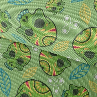 Painted Evil Skull Waterproof Oxford