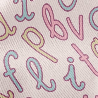 Uppercase And Lowercase Englis Standard Corduroy