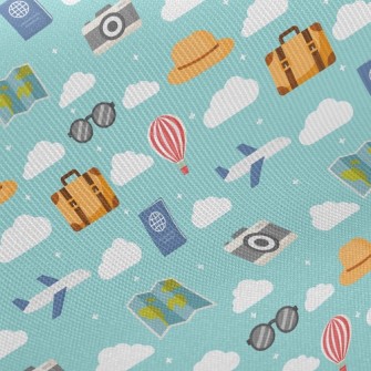 Travel In A Hot Air Balloon Twill