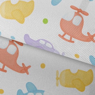 Various Airplanes Waterproof Oxford