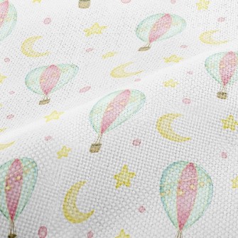 Star Moon Hot Air Balloon Performance Linen