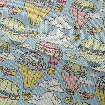 Gorgeous Hot Air Balloon And B Waterproof Oxford