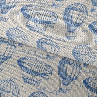 Hot Air Balloon And Flying Boa Waterproof Oxford