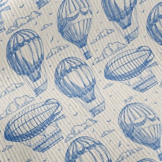 Hot Air Balloon And Flying Boa Standard Corduroy