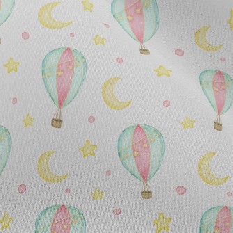 Star Moon Hot Air Balloon Chiffon