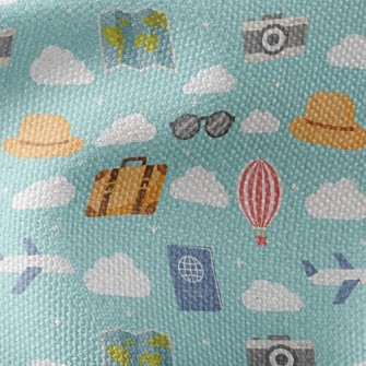 Travel In A Hot Air Balloon Waterproof Canvas