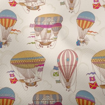 Retro Hot Air Balloon Spaceshi Dobby