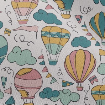 Doodle Patch Hot Air Balloon Chiffon