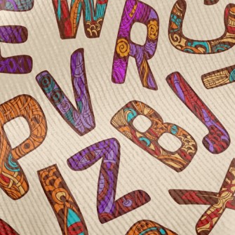 Eye Totem English Word Standard Corduroy