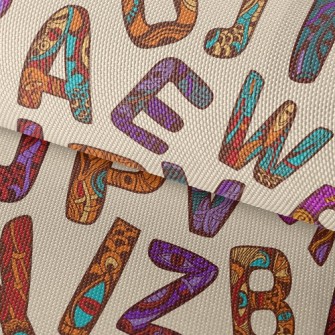Eye Totem English Word Waterproof Oxford