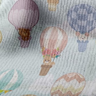 Animals Riding Hot Air Balloon Terry