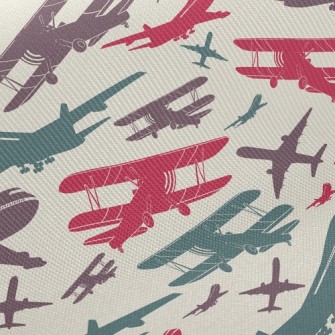 Old Airplanes And Airplanes Twill