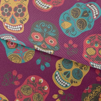 Painted Mexican Skull Waterproof Oxford