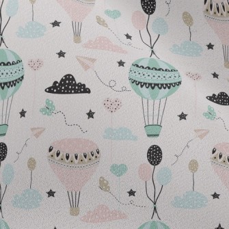 Hot Air Balloon Paper Airplane Chiffon