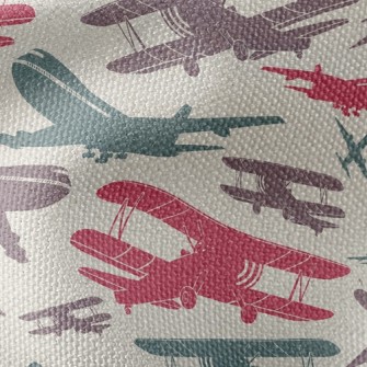 Old Airplanes And Airplanes Waterproof Canvas