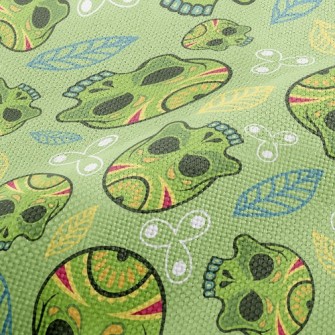 Painted Evil Skull Performance Linen