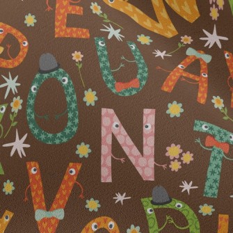 English Font Little Gentleman Chiffon