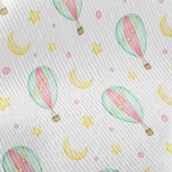 Star Moon Hot Air Balloon Standard Corduroy