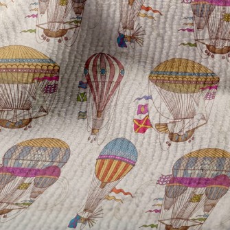 Retro Hot Air Balloon Spaceshi Terry