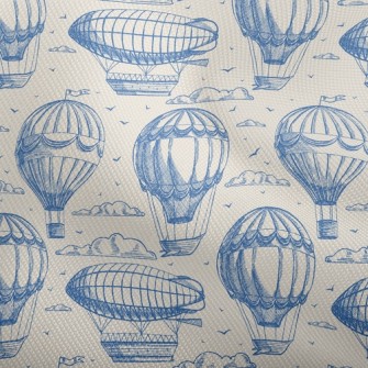Hot Air Balloon And Flying Boa Dobby