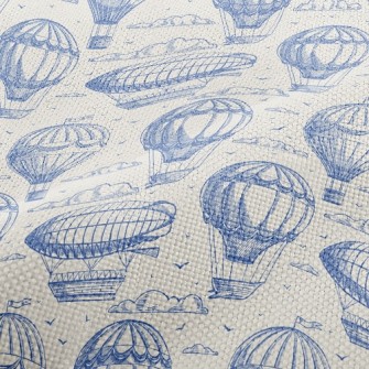Hot Air Balloon And Flying Boa Performance Linen