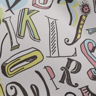 Various English Fonts Chiffon