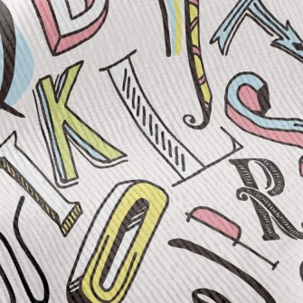 Various English Fonts Standard Corduroy