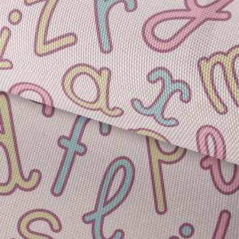 Uppercase And Lowercase Englis Waterproof Oxford