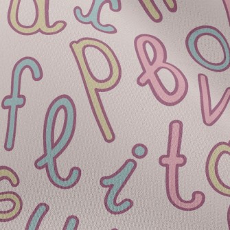 Uppercase And Lowercase Englis Chiffon