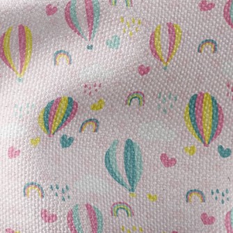 Hot Air Balloon Love Waterproof Canvas