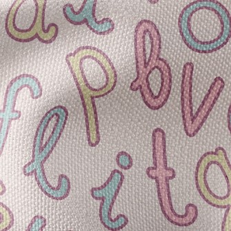 Uppercase And Lowercase Englis Waterproof Canvas
